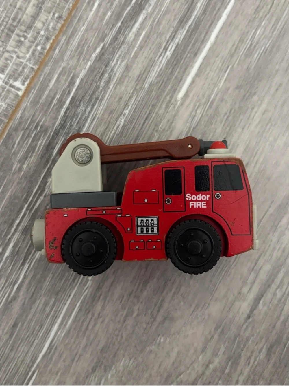 Wooden Sodor Fire Truck Hook & Ladder - Thomas & Friends